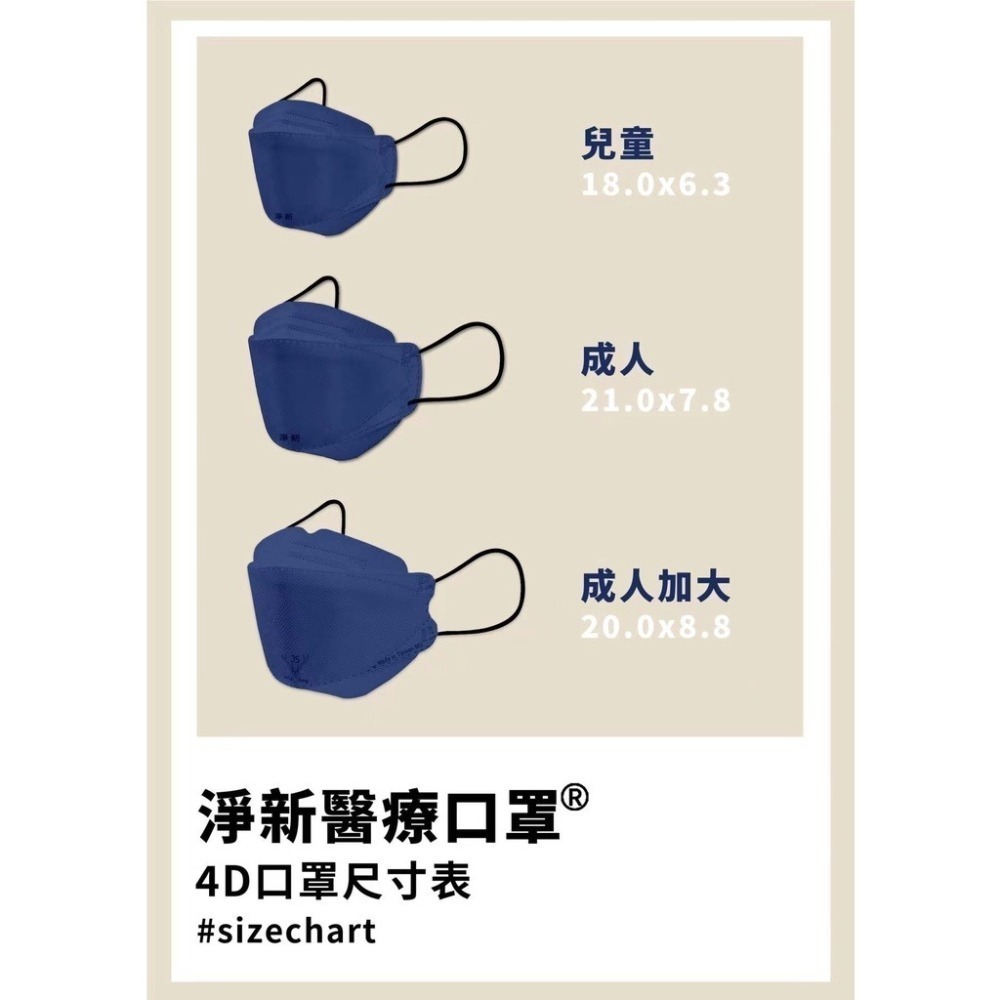 ✨淨新✨加大KF94✨醫用口罩 4D口罩 魚嘴口罩 KF94立體口罩 韓式口罩 醫療立體口罩 台灣製醫療級口罩 醫用口罩-細節圖4