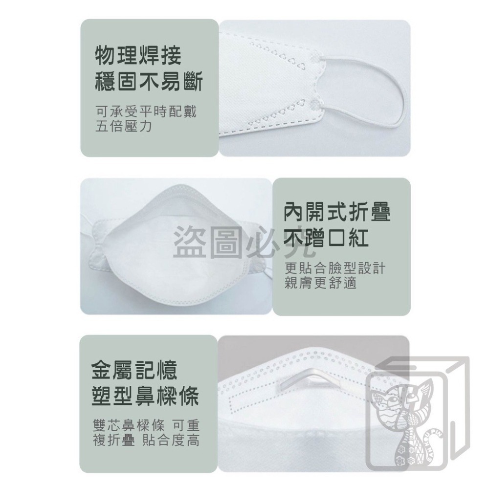 ✨淨新✨加大KF94✨醫用口罩 4D口罩 魚嘴口罩 KF94立體口罩 韓式口罩 醫療立體口罩 台灣製醫療級口罩 醫用口罩-細節圖8