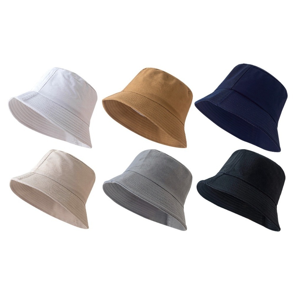 🔥台灣現貨🔥素色漁夫帽 平頂漁夫帽 純色棉漁夫帽 漁夫帽 魚夫帽 遮陽帽 防曬帽 日系 韓系 素面漁夫帽 遮陽 防曬-細節圖2