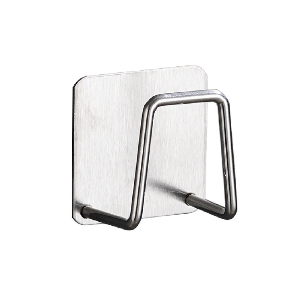 🔥304不銹鋼🔥不鏽鋼瀝水架 海綿掛架 收納架 菜瓜布架 鍋蓋架 海綿架 無痕掛架 廚具收納 黏貼掛勾 瀝水掛架-細節圖2