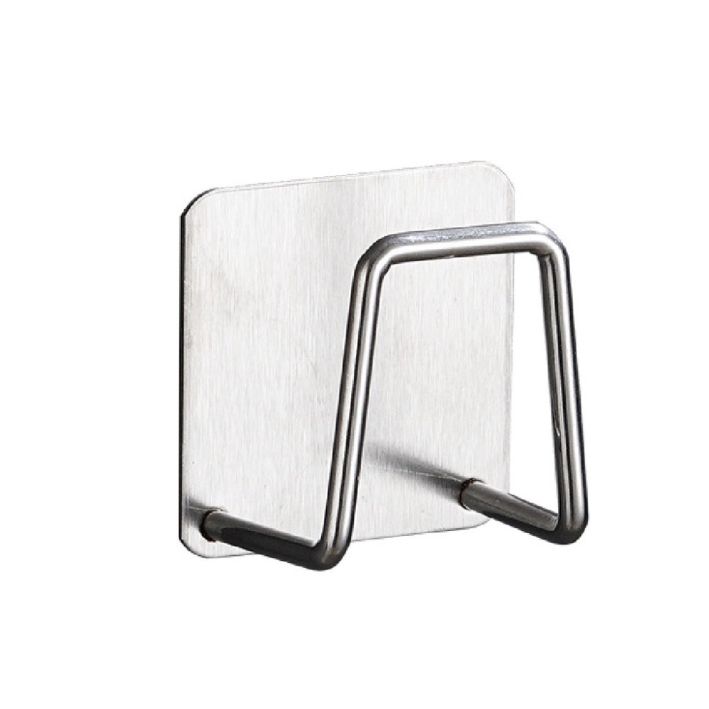 🔥304不銹鋼🔥不鏽鋼瀝水架 海綿掛架 收納架 菜瓜布架 鍋蓋架 海綿架 無痕掛架 廚具收納 黏貼掛勾 瀝水掛架-細節圖2