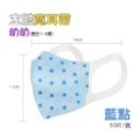 20)3D寬耳(1~3歲)-藍點 一盒