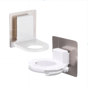 🔥免釘安裝🔥沐浴乳掛架 調節款 固定款 免打孔洗手乳掛架 洗髮乳掛架 浴室置物架 浴室掛架 瓶罐收納架瓶口架 拖把架-細節圖2