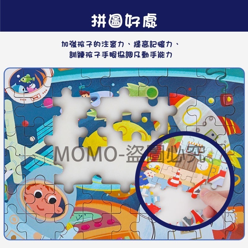 🔥台灣現貨🔥60片鐵盒拼圖 兒童益智玩具 童話故事 孩童拼圖 卡通拼圖 兒童禮物 幼稚園禮物 小孩拼圖生日-細節圖5