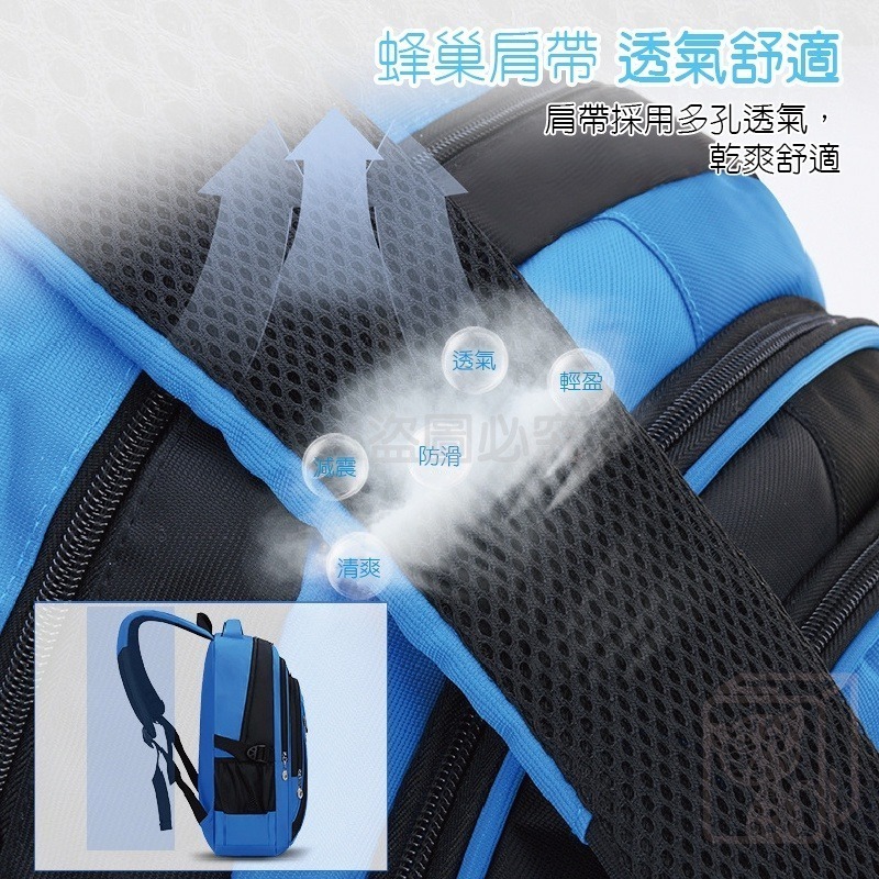 🔥破底價🔥減負護脊後背包 護脊學生背包 學生後背包 書包 護脊雙肩包 小學書包 後背包 書包小學生 國小書包 護脊-細節圖5