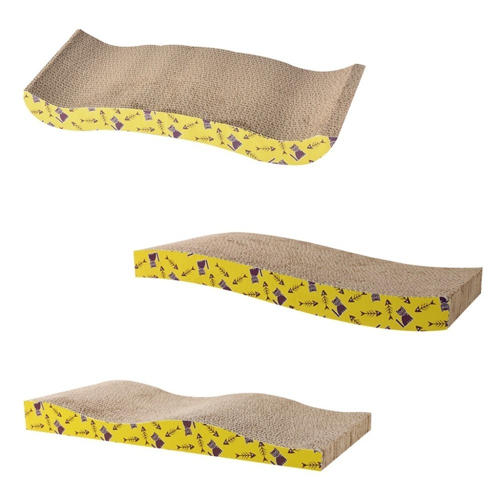 🔥台灣發貨🔥SW波浪貓抓板 貓抓板 S型貓抓板W型貓抓板 波浪型超硬貓抓板 貓抓 瓦楞紙 W型 貓咪玩具 不掉削抓板-細節圖2