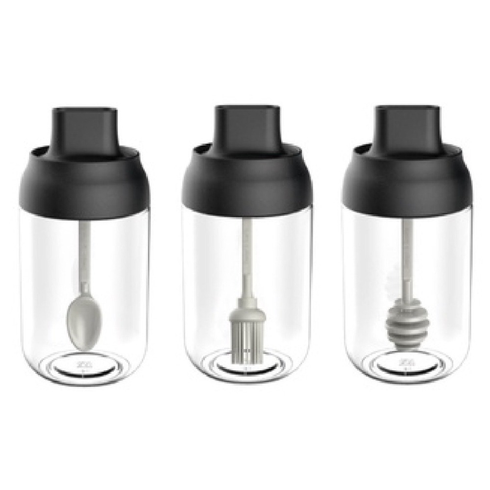 🔥台灣發貨🔥玻璃調味瓶 調味罐 分裝瓶 調味瓶 蜂蜜瓶 油刷瓶 調味料罐 密封調味罐 玻璃調味罐 油刷瓶 蜂蜜瓶-細節圖2