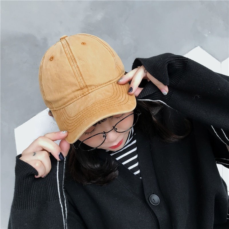 🌟時尚復古🌟復古鴨舌帽 情侶帽 鴨舌帽 帽子 可水洗 素色帽 百搭鴨舌帽 遮陽帽 純色鴨舌帽 外出帽純色帽子 FUS-細節圖8