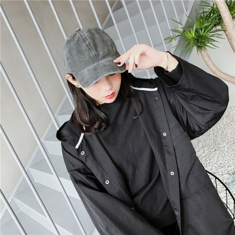 🌟時尚復古🌟復古鴨舌帽 情侶帽 鴨舌帽 帽子 可水洗 素色帽 百搭鴨舌帽 遮陽帽 純色鴨舌帽 外出帽純色帽子 FUS-細節圖9