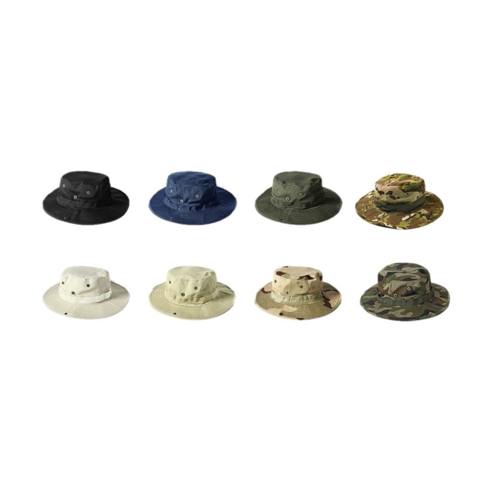 🌟迷彩配色🌟登山帽 BOONIE HAT 軍事登山帽 漁夫帽 奔尼帽 休閒帽 遮陽帽 野外生存帽子 帽子 FUS-細節圖2