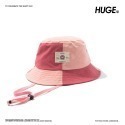 🌟拼接設計🌟撞色拼接漁夫帽 HUGE OUTDOOR HAT 漁夫帽 登山帽 露營帽 圓帽 可拆帽繩 休閒帽 FUS-規格圖9