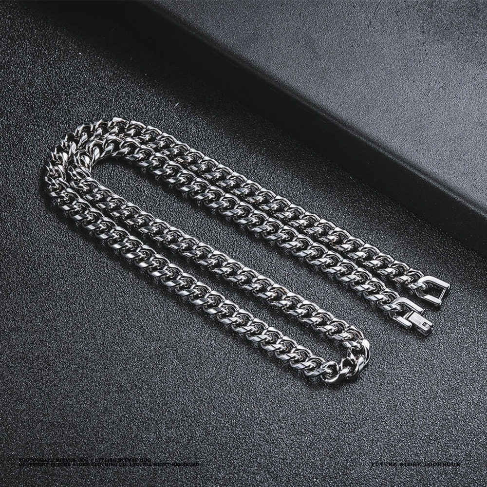 🌟街頭風格🌟古巴魚骨項鍊 古巴鏈 不鏽鋼鈦鋼 鈦鋼古巴項鍊 古巴項鍊 項鏈 鈦鋼項鍊 嘻哈項鍊 鋼鏈 男項鍊 FUS-細節圖8