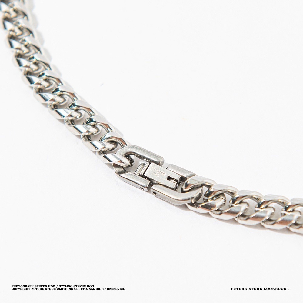 🌟街頭風格🌟古巴魚骨項鍊 古巴鏈 不鏽鋼鈦鋼 鈦鋼古巴項鍊 古巴項鍊 項鏈 鈦鋼項鍊 嘻哈項鍊 鋼鏈 男項鍊 FUS-細節圖4