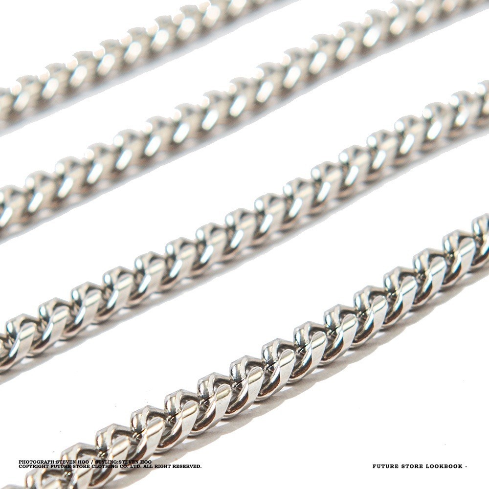 🌟街頭風格🌟古巴魚骨項鍊 古巴鏈 不鏽鋼鈦鋼 鈦鋼古巴項鍊 古巴項鍊 項鏈 鈦鋼項鍊 嘻哈項鍊 鋼鏈 男項鍊 FUS-細節圖5