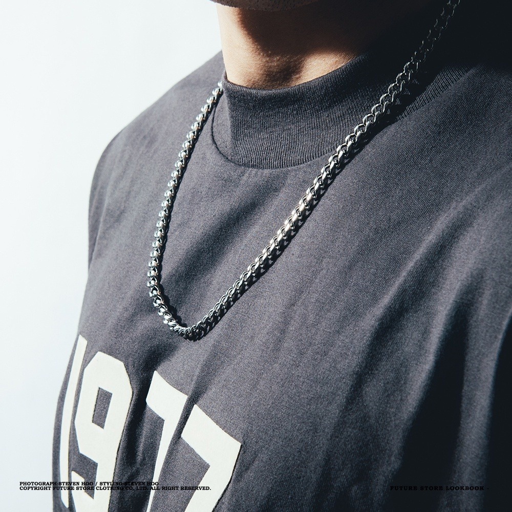 🌟街頭風格🌟古巴魚骨項鍊 古巴鏈 不鏽鋼鈦鋼 鈦鋼古巴項鍊 古巴項鍊 項鏈 鈦鋼項鍊 嘻哈項鍊 鋼鏈 男項鍊 FUS-細節圖9