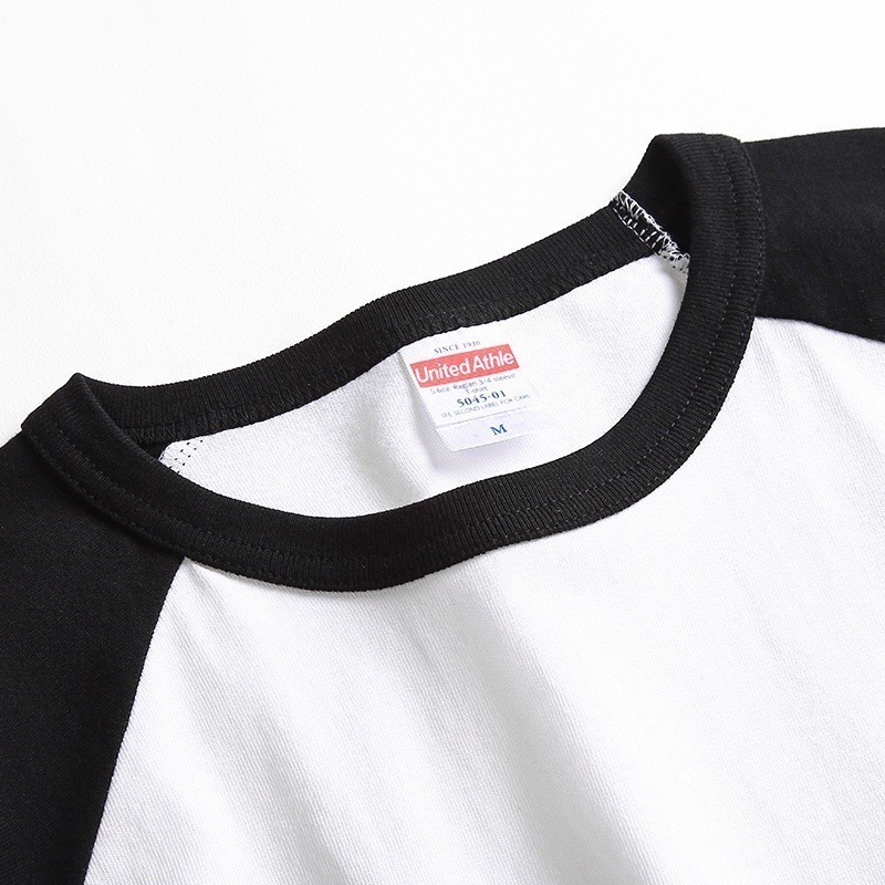 🌟簡約百搭🌟七分袖棒球T United Athle 5.6oz磅數T恤休閒上衣 七分袖T恤棒球T 七分袖上衣 FUS-細節圖6