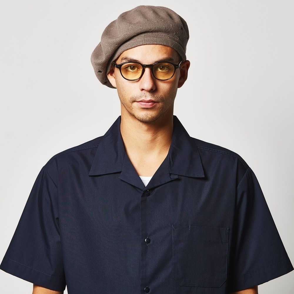 🌟不易起皺🌟古巴領短袖襯衫 United Athle工作襯衫 古巴領開襟襯衫 特殊布襯衫  古巴襯衫 FUS-細節圖5