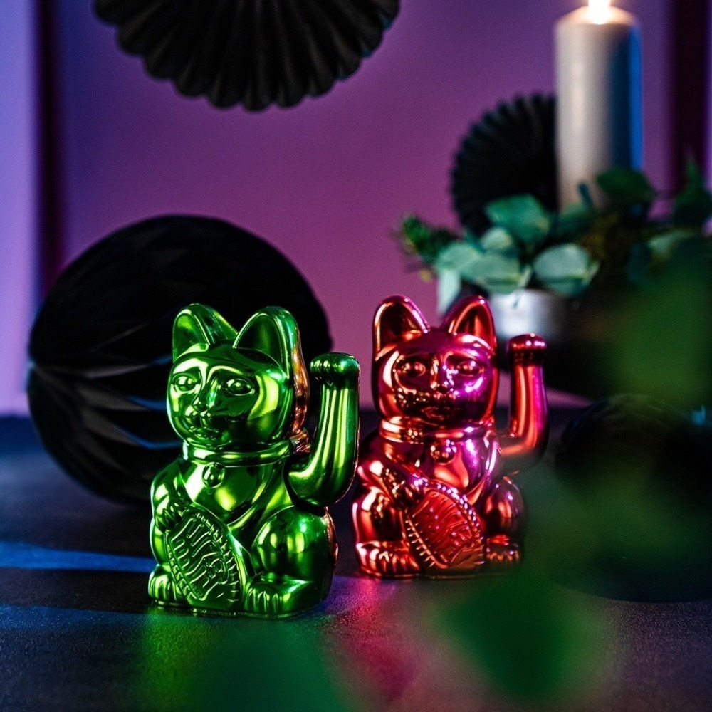🌟德國品牌🌟DONKEY 祈福招財貓 擺飾 Lucky Cats 禮物 自動招手 招財貓裝飾品 招財貓 發財貓-細節圖5