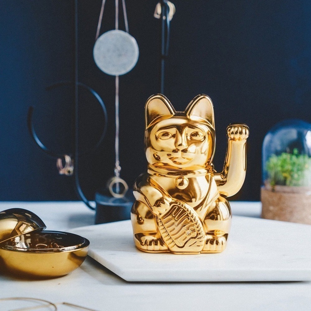 🌟德國品牌🌟DONKEY 祈福招財貓 擺飾 Lucky Cats 禮物 自動招手 招財貓裝飾品 招財貓 發財貓-細節圖6