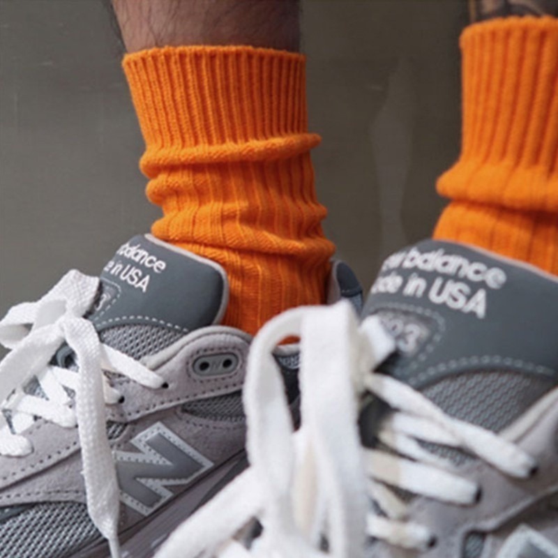 🌟超好穿🌟彈性中筒襪 粗線 條紋 運動襪 中筒襪 推疊襪 條紋襪 厚磅長襪 粗線中筒襪 條紋中筒襪 素色襪子 FUS-細節圖9