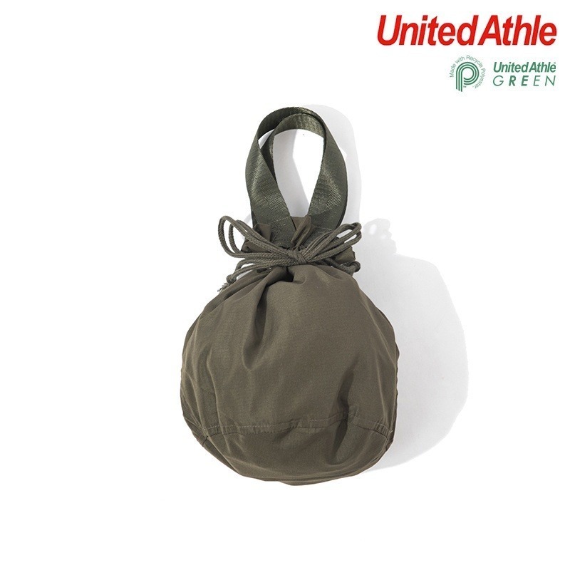 🌟小巧輕便🌟 抽繩小圓桶袋 United Athle 束帶式 小圓桶 抽繩袋 束口袋 束袋 抽繩包 水餃包 抽繩 F-細節圖4