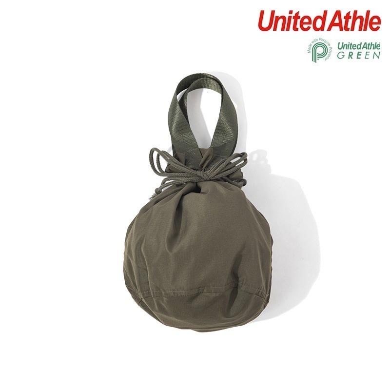🌟小巧輕便🌟 抽繩小圓桶袋 United Athle 束帶式 小圓桶 抽繩袋 束口袋 束袋 抽繩包 水餃包 抽繩 F-細節圖4