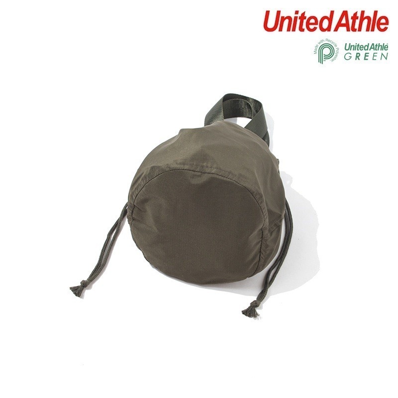 🌟小巧輕便🌟 抽繩小圓桶袋 United Athle 束帶式 小圓桶 抽繩袋 束口袋 束袋 抽繩包 水餃包 抽繩 F-細節圖6