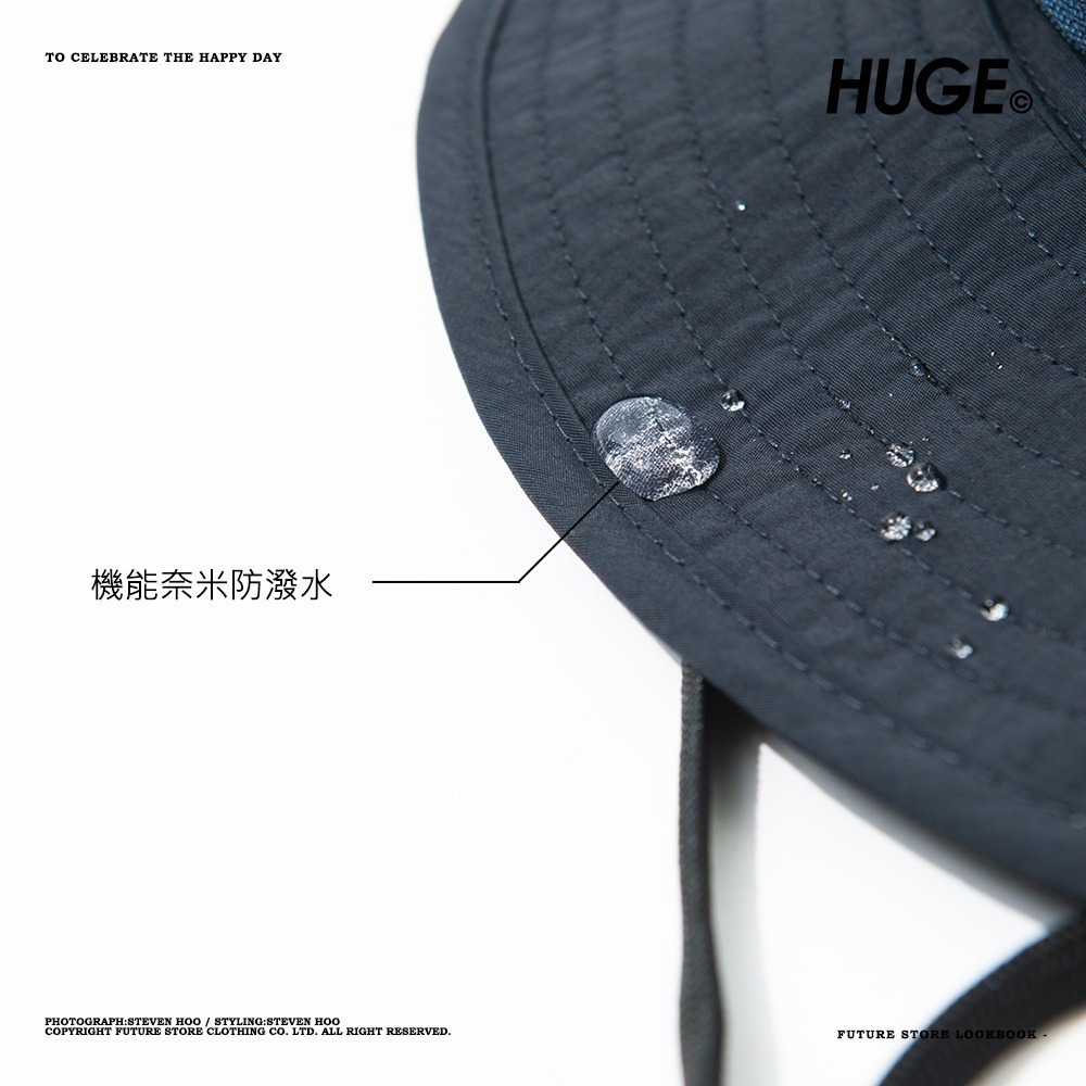 🌟透氣不悶🌟戶外奔尼帽 HUGE OUTDOOR BOONIE HAT 登山帽 戶外休閒款帽子 機能防潑水帽子-細節圖7