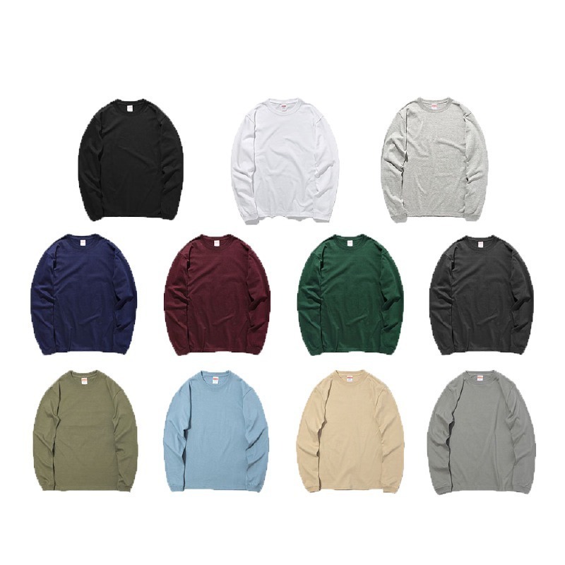 🌟後磅材質🌟素面長T United Athle 情侶款長T 長袖素T 素T 重磅T恤 後磅T恤 後磅長T T恤-細節圖2