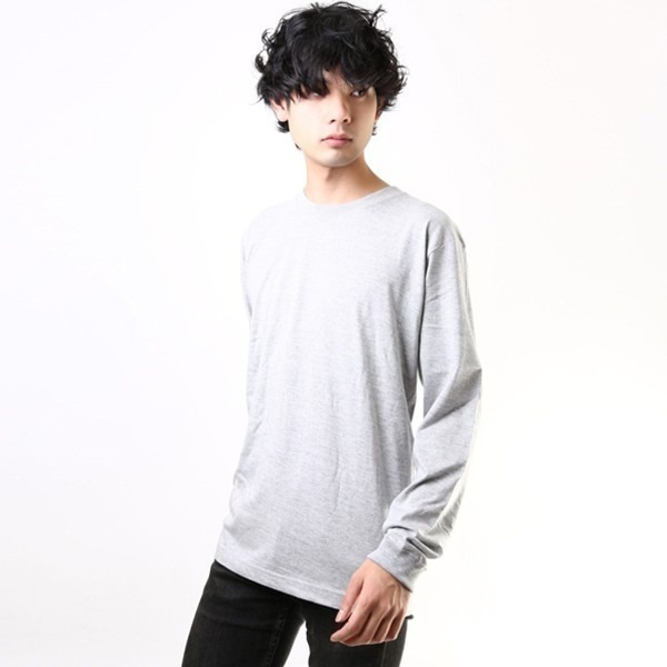 🌟後磅材質🌟素面長T United Athle 情侶款長T 長袖素T 素T 重磅T恤 後磅T恤 後磅長T T恤-細節圖4