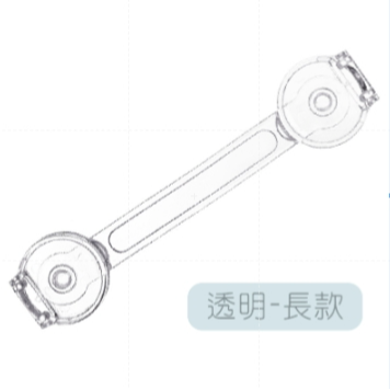 🔥台灣發貨🔥兒童多功能安全鎖扣 防夾手對開鎖 居家安全鎖釦 兒童抽屜鎖兒童防護鎖 衣櫃安全鎖寶寶安全鎖-規格圖9