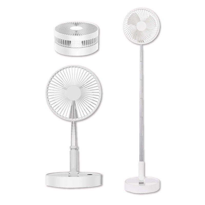 🔥超低價🔥8吋伸縮風扇 八吋摺疊伸縮USB風扇 充電大電量風扇 桌面風扇 充電風扇 8吋風扇 落地扇 直立扇 露營電-細節圖2