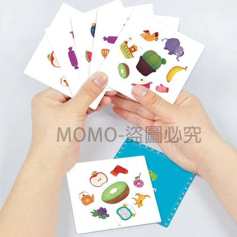 對對碰卡片 親子卡牌遊戲 多人桌遊 圖案卡牌遊戲 多種玩法 益智玩具 兒童互動玩具 水果動物兒童遊戲卡 找相同遊戲-細節圖9