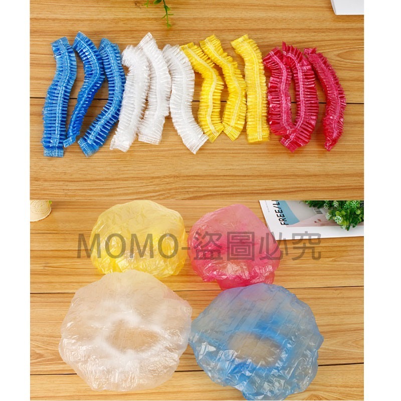 🔥出遊便攜🔥一次性浴帽 拋棄式浴帽防水透明浴帽 洗澡浴帽餐飲防護帽 美容美髮帽旅行浴帽 防水防油煙防塵飯店備品-細節圖7