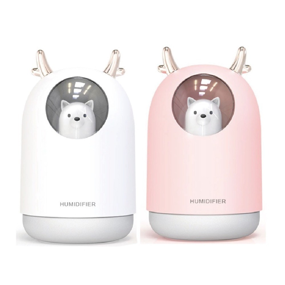 🔥韓國熱銷🔥 萌寵加濕香薰機 薰香機 香薰器水氧機 精油燈 薰香器 空氣淨化噴霧機 小夜燈水溶性精油機 可愛加濕機-細節圖2