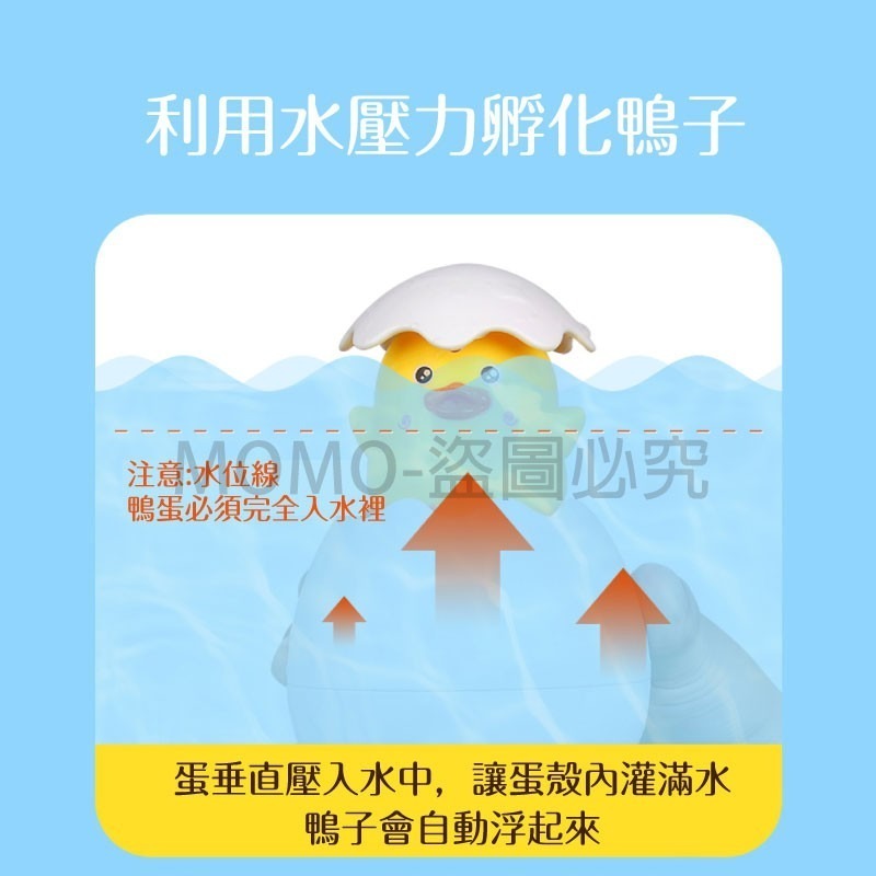 🔥台灣現貨🔥寶寶洗澡玩具 幼兒洗澡玩具 浴室噴水玩具 漂浮噴水蛋 小鴨小烏龜恐龍玩具 漂浮玩具 戲水花灑玩具-細節圖4