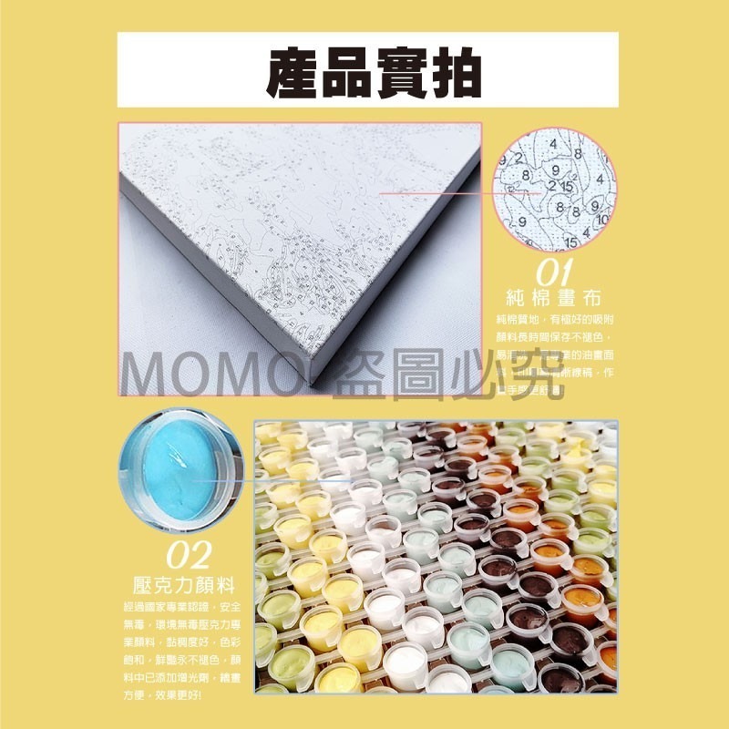 🔥多款圖案🔥 數字油畫 小朋友油畫 DIY油畫 卡通兒童繪畫 客廳裝飾畫 小孩油畫 數字迷你油畫 可愛油畫 裝飾油-細節圖5