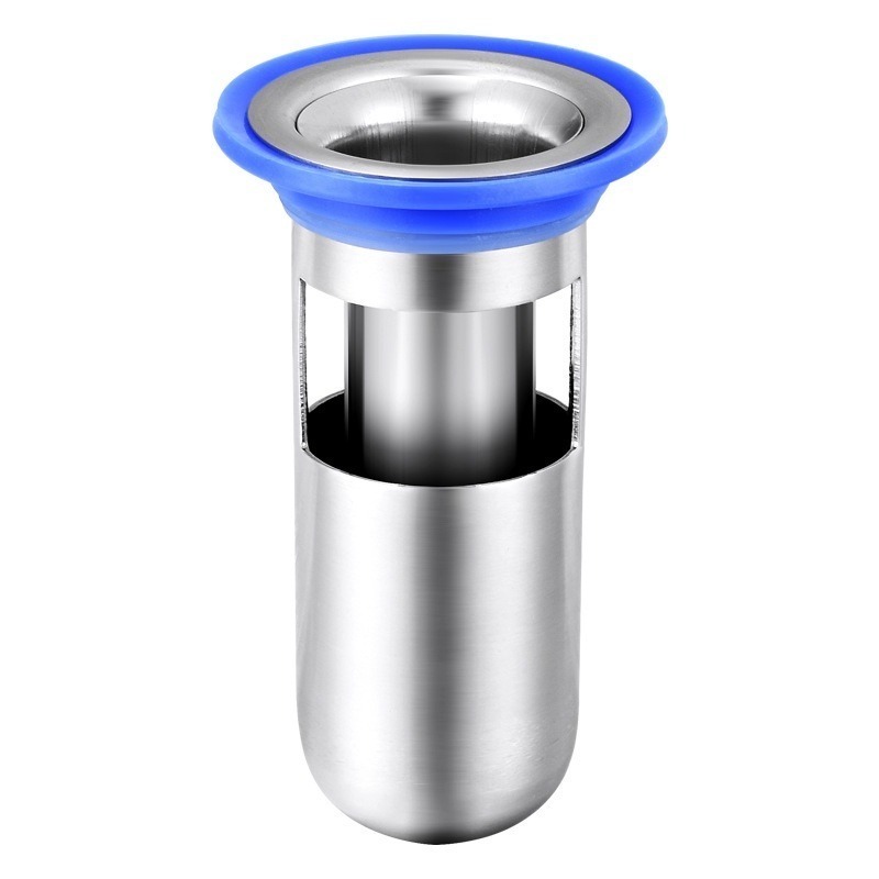 🔥台灣發貨🔥防臭地漏芯 304不鏽鋼防臭地漏 防蟑螂排水孔蓋 下水道防臭器 廁所防蟲地漏內芯 落水頭 地漏蓋 防臭-細節圖2