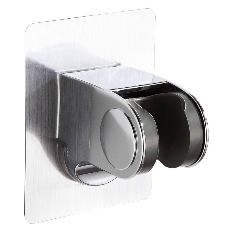 🔥熱銷現貨🔥無痕蓮蓬頭支架 可調節蓮蓬頭座 免打孔花灑支架底座 浴室通用蓮蓬頭底座花灑底座 花灑支架 壁貼式花洒支架-細節圖2