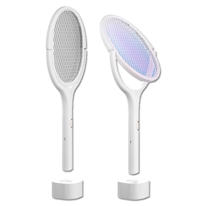 ✨台灣發貨✨無死角滅蚊拍 電蚊拍 電蚊拍 捕蚊拍 無死角電蚊拍 可調節角度滅蚊拍 誘蚊電蚊拍 捕蚊器 折疊電蚊拍 捕蚊燈-細節圖2