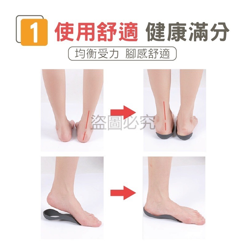 🔥台灣現貨🔥扁平足鞋墊 減震鞋墊 足弓墊 足弓支撐鞋墊 減壓鞋墊 矯正墊 足外翻 筋膜炎鞋墊 機能鞋墊 久站舒緩鞋墊-細節圖5