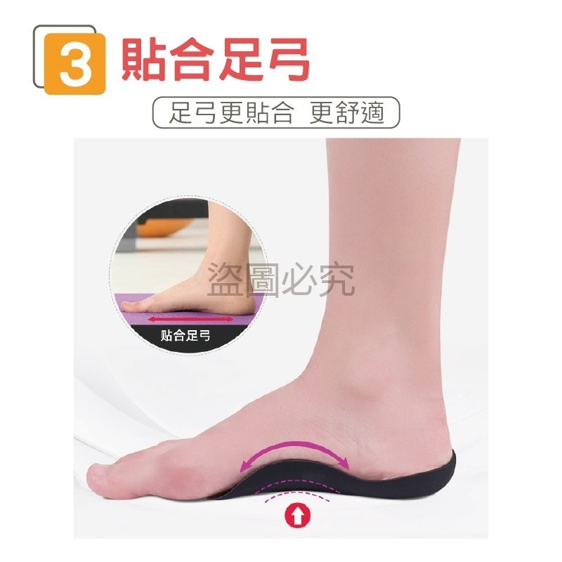 🔥台灣現貨🔥扁平足鞋墊 減震鞋墊 足弓墊 足弓支撐鞋墊 減壓鞋墊 矯正墊 足外翻 筋膜炎鞋墊 機能鞋墊 久站舒緩鞋墊-細節圖7
