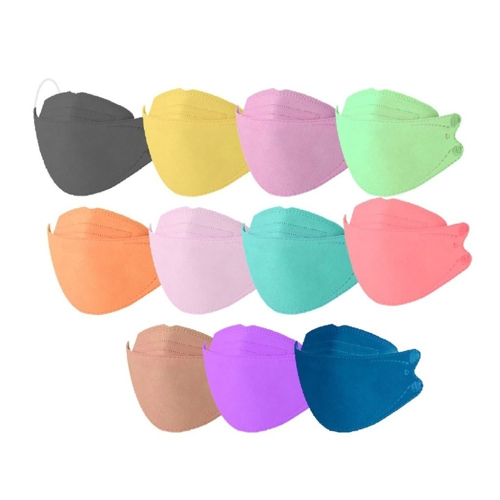 🔥莫蘭迪色🔥kf94韓式魚嘴口罩 成人口罩 柳葉口罩 魚型口罩 4D口罩 韓式口罩 成人口罩 防護 魚嘴口罩-細節圖9