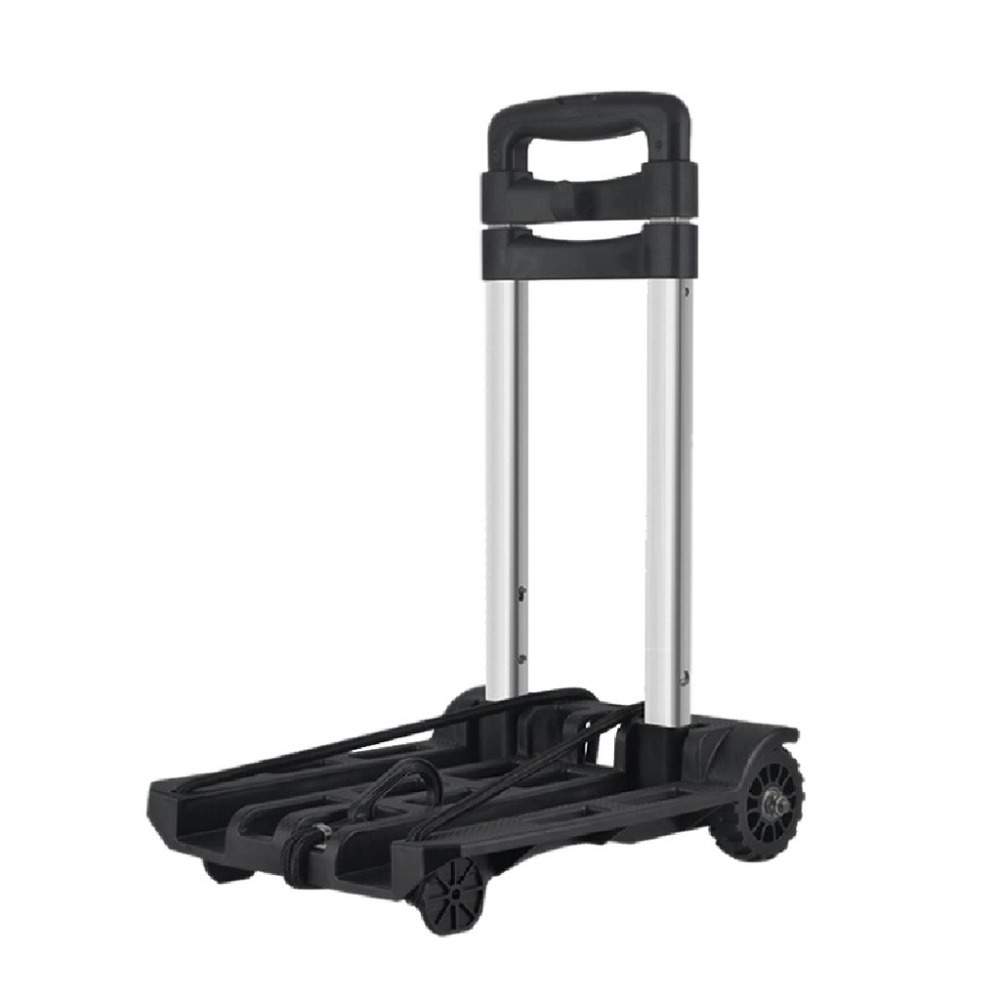 🔥坦克輪才好用🔥摺疊手推車摺疊手拉車 平板手推車 手推車 搬運車 手拉車 搬家推車 拉貨拖車 四輪搬運 拉杆車 推車-細節圖2