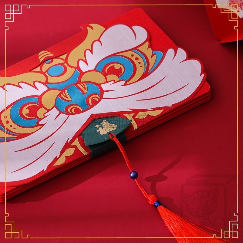 🧧好運一整年🧧新年摺疊紅包袋 摺疊紅包袋 折疊紅包 創意紅包袋 新年紅包 繁體字 中式創意 2023年紅包 燙金紅包-細節圖7