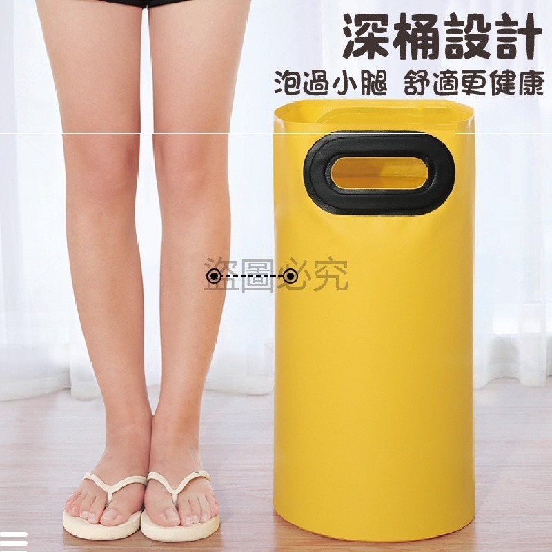 🔥台灣發貨🔥便攜式泡腳桶 折疊泡腳桶 足浴盆 戶外泡腳桶 可折疊深洗腳水臉盆 洗腳水桶 戶外泡腳 足浴盆 簡易水桶-細節圖4