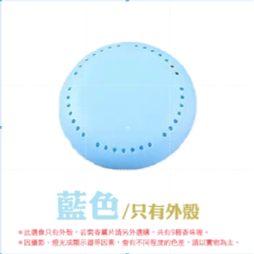 5.【藍色】外殼｜固體香薰盒