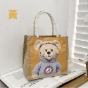 黃色 一隻小熊款 手提袋