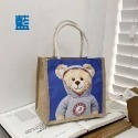 藍色 一隻小熊款 手提袋