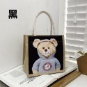 黑色 一隻小熊款 手提袋